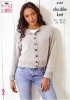 Knitting Pattern - King Cole 6157 - Simply Denim DK - Ladies' Cardigan and Sweater